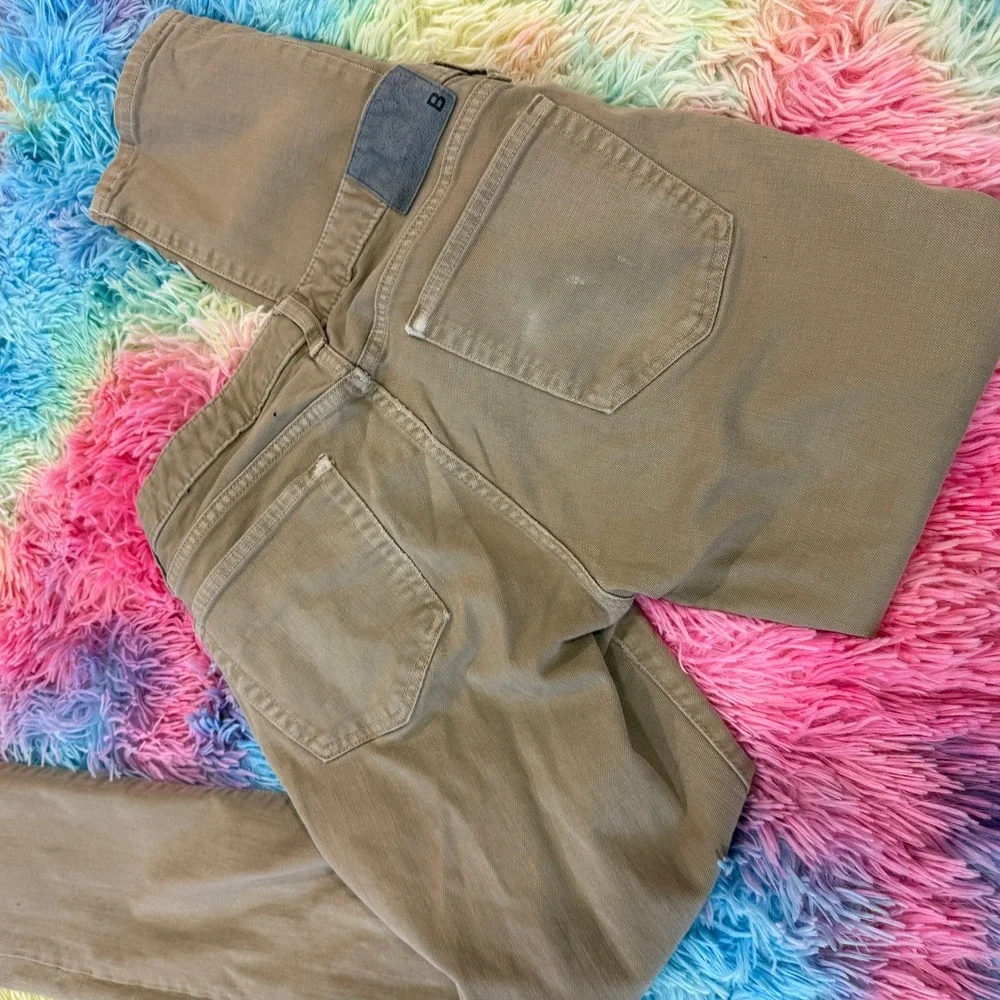 Bonobos‎ Chino Pants Mens 30x32 Tan Stretch Washed Khaki Slim Straight 5-Pocket